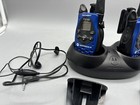 Lot Of 2 Walkie Talkies Motorola Talkabout T5720 2-way Radios   Charging Dock