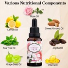 Yonisayo 3 In 1 Cuticle Oil  3 Pack Rose Nails Care Oil 1 Fl Oz  pack Of 3 