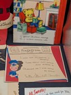 Lot Of 10- Vintage Antique Greeting Card Christmas Moveable Santa Thanksgiving 