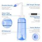 Neti Pot  Nasal Rinse Kit Nose Wash Cleaner  300ml Sinus Rinse Bottle With 20   