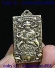 4cm Rare Old Chinese Copper Feng Shui God Of Wealth Mammon Fish Pendant