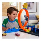 Toy Car Track Set  Super Police Station Playset With 1 64 Scale Die-cast Vehi   