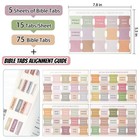 Laminated Bible Tabs 75 Tabs laminated Index Tabs For Women And Boho
