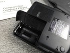 Sony Discman D-141 Black Mega Bass Auxiliary Portable Compact Cd Player W Case