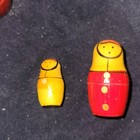 Vintage Set Of 7 Wooden Russian Matryoshka Nesting Dolls Hand-painted