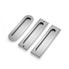 2pcs Drawer Cabinet Cupboard Rectangular Flush Pull 11cm Length Door Handle