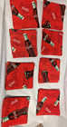 Coca Cola Cloth Coaster Set Of 8