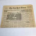 Vintage Newspaper New York Times Malcom X Shot At Rally Original 1965