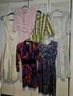 50s 60s 70s 80s Vintage Women Dress Lot For Resale Various Sizes   Makers