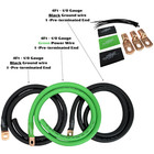 Sky High Car Audio E-series 1 0 Big 3 Upgrade Green black Electrical Wiring Kit