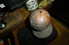 Vtg Cast Iron 6 5    Finial Hitching Post Fence Ball Topper Architectural Salvage
