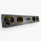 Silverado Sierra 07-18 Crew Cab Subwoofer Box Enclosure  4x8 Ported Front Fire