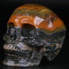 3 0  Ocean Jasper Carved Crystal Skull  Realistic  Crystal Healing