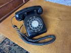 Vintage Bell System Western Electric Rotary Desk Phone Black  500dm
