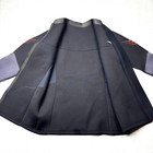 Ouzo 3 0mm Neoprene Wetsuit Jacket Mens 4xl Black Grey Long Sleeve Zip Front Top