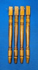 Vintage Set Of 4 Salvaged Solid Cherry Turned Farmhouse Table Legs 28 5 8  Long