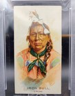 1888 N2 Allen   Ginter American Indian Chiefs  john Grass  138 Years Old Psa 4