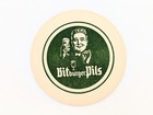 Lot Of 4 Bitburger Pils Beer Company Vintage 70s German Drink Coasters Not Used