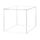 8  Acrylic Display Riser Box Clear Plexiglass Square Product Platform Or Bin