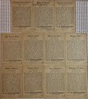  vintage Cards  1952 Bowman U s  Presidents  Lot Of 11 Washington  Jackson  