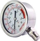 Water Pressure Gauge Meter 0-1 6mpa 0-220psi 1 4  F Reverse Osmosis System Pump  