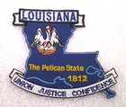 Louisiana State Map  3-1 4   Biker Patch Pm6719 Ee