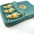 Sardine Can Ceramic Art Tile By Gretchen Kramp