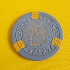 Rare  0 25 California Club Casino Chip  Las Vegas  Nv - T Mold 
