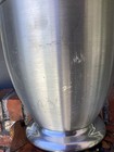 Vintage Ice Bucket Kromex Large Mcm Atomic Spun Aluminum Some Scuffs 12in Tall