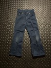 Vintage 60s-70s Kids Big E Dark Blue Levi   s Denim Jeans