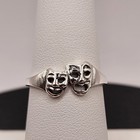 New 925 Sterling Silver Smile Now Cry Later Ring Size 9
