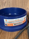 K h Pet Products Thermal-bowl Outdoor Heated Cat   Dog Water Bowl Blue 96 Ounce 