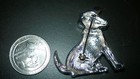 Vintage Dalmatian Puppy Pin  Dog Brooch Sweet