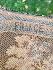 Antique French Country Garden Scene Pictoral Woven Tapestry 56  X 19  France
