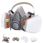 Pro 6200 Half Face Gas Mask Cover Painting Spraying Respirator Work Facepiece
