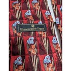 Ermenegildo Zegna 100  Silk Necktie Multicolor Floral All Over Italy 57 