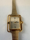 Bulova Dior Tank Watch Women 25mm Champagne Dial Gold Rolled Wb1