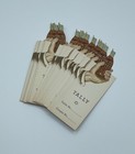 25 Die Cut Advertising Bridge Tally Cards Coke Coca-cola Fort Valley Ga Georgia