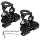  2pcs Ditch Light Brackets  Adjustable Spotlight Hood Grille Led Mounting 