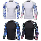 Men s Upf 50  Rash Guard Long Sleeve Swimming Shirts Quick Dry Surf Swim Shirt