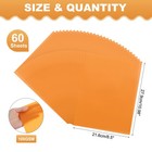 60 Sheet Colored Vellum Paper Orange 8 5  X 11  Printable Vellum Paper