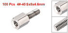 100pcs 4 -40 6 8mm F m Brass Hex Standoff Spacer Screws Pcb