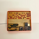 Pre War 1935 Mickey Mouse Stamp Print Shop Set Fulton Barnard Canada Rare Disney