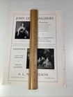 Art Galleries Print Ad 1925 Original Rare Antique Nyc John Levy Nicholson Uk