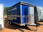 2024 F Food Trailer 16  T a Enclosed Concession Vending A c Vent Hood Bidadoo