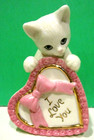 Lenox Kitty Love Valentine Cat Sculpture February Kitten - - New In Box With Coa