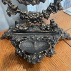 Gothgilt Brass Vanity Mirror Ornate Fairy Tale Victorian Oval Frame Jewelrystand