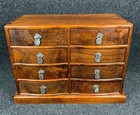 14  Old Chinese Huanghuali Wood Hand Carving Furniture 8 Drawer Cabinet