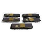 5x Vintage Sss Scp1802d Scp1802ld Ceramic Cpu 1802 Cosmac 1978 Gold Ic