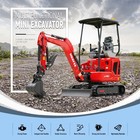 Hy16c Free Ship unloading 1 6ton Kubota D722 Diesel 14hp Mini Excavator Huayee